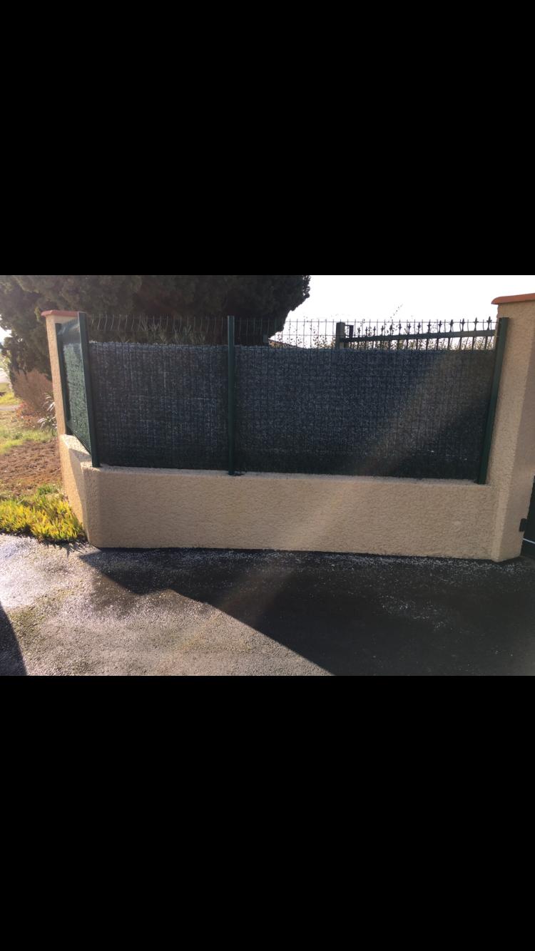 Mur après nettoyage