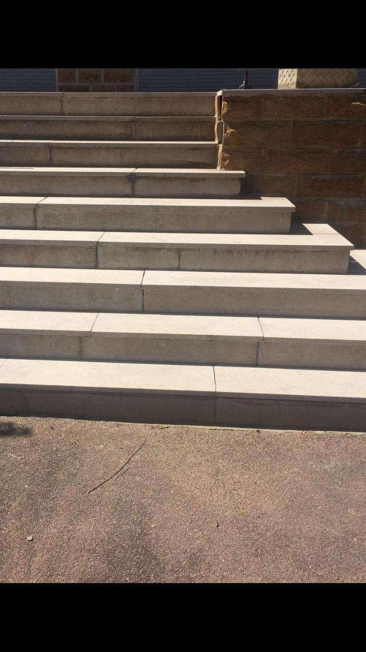 Mur après nettoyage