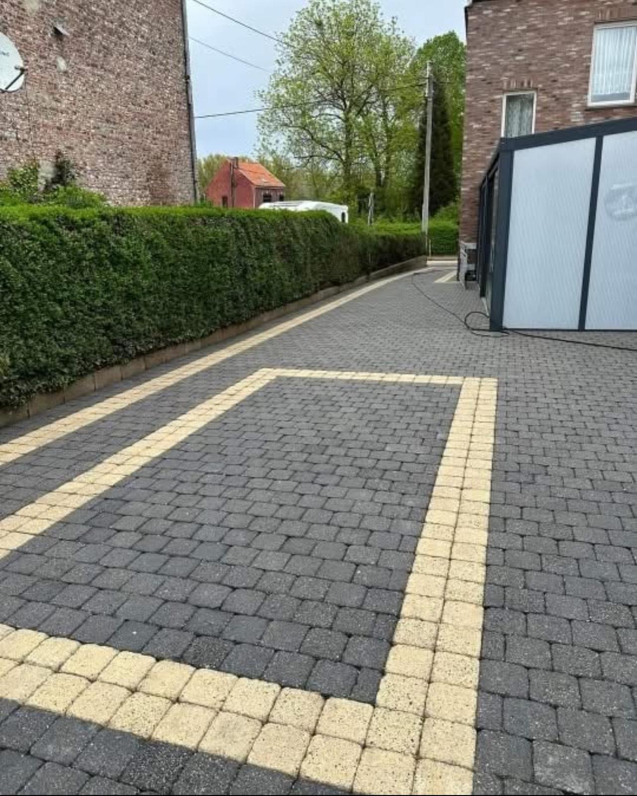 Mur après nettoyage