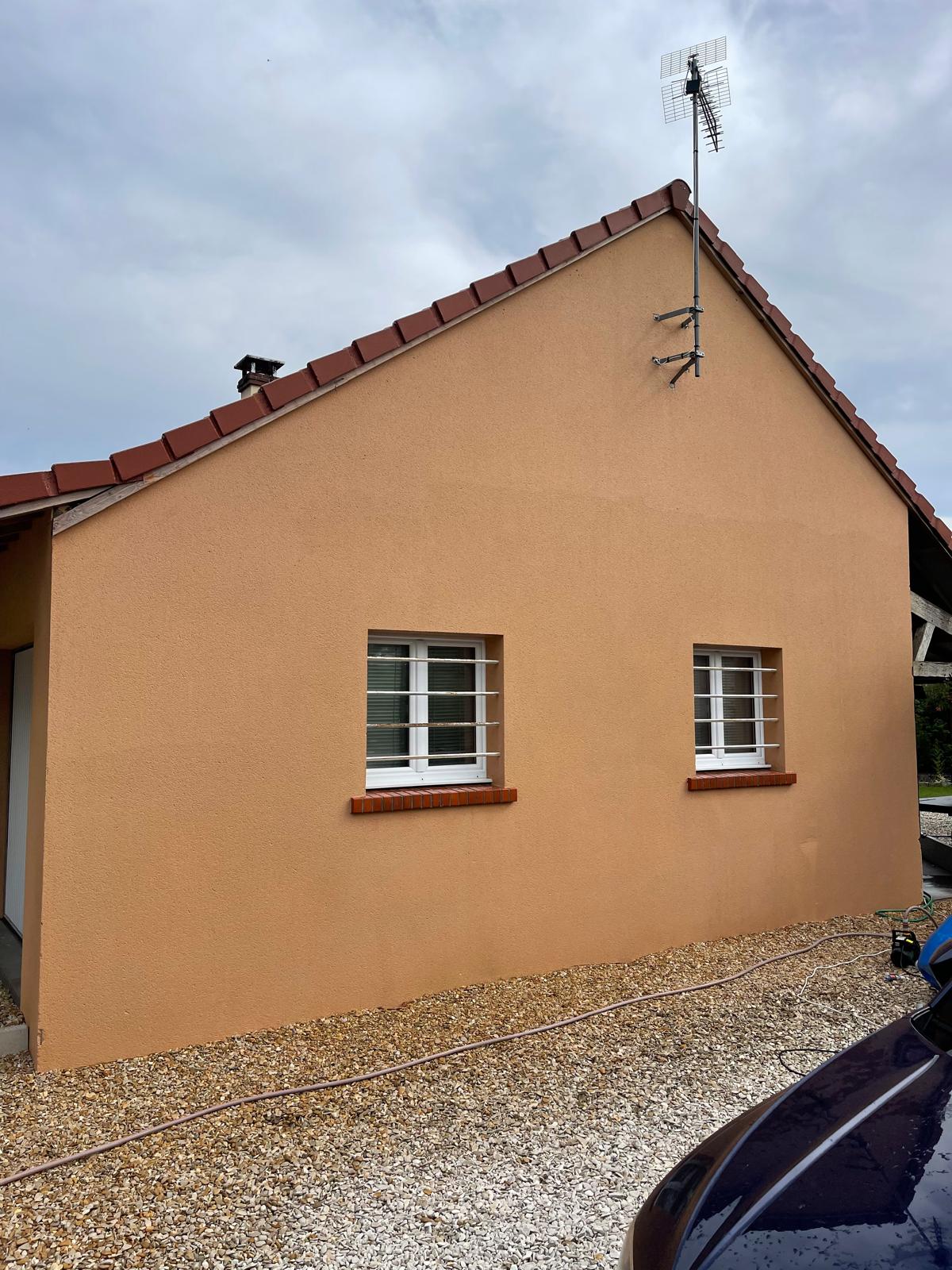 Façade après nettoyage