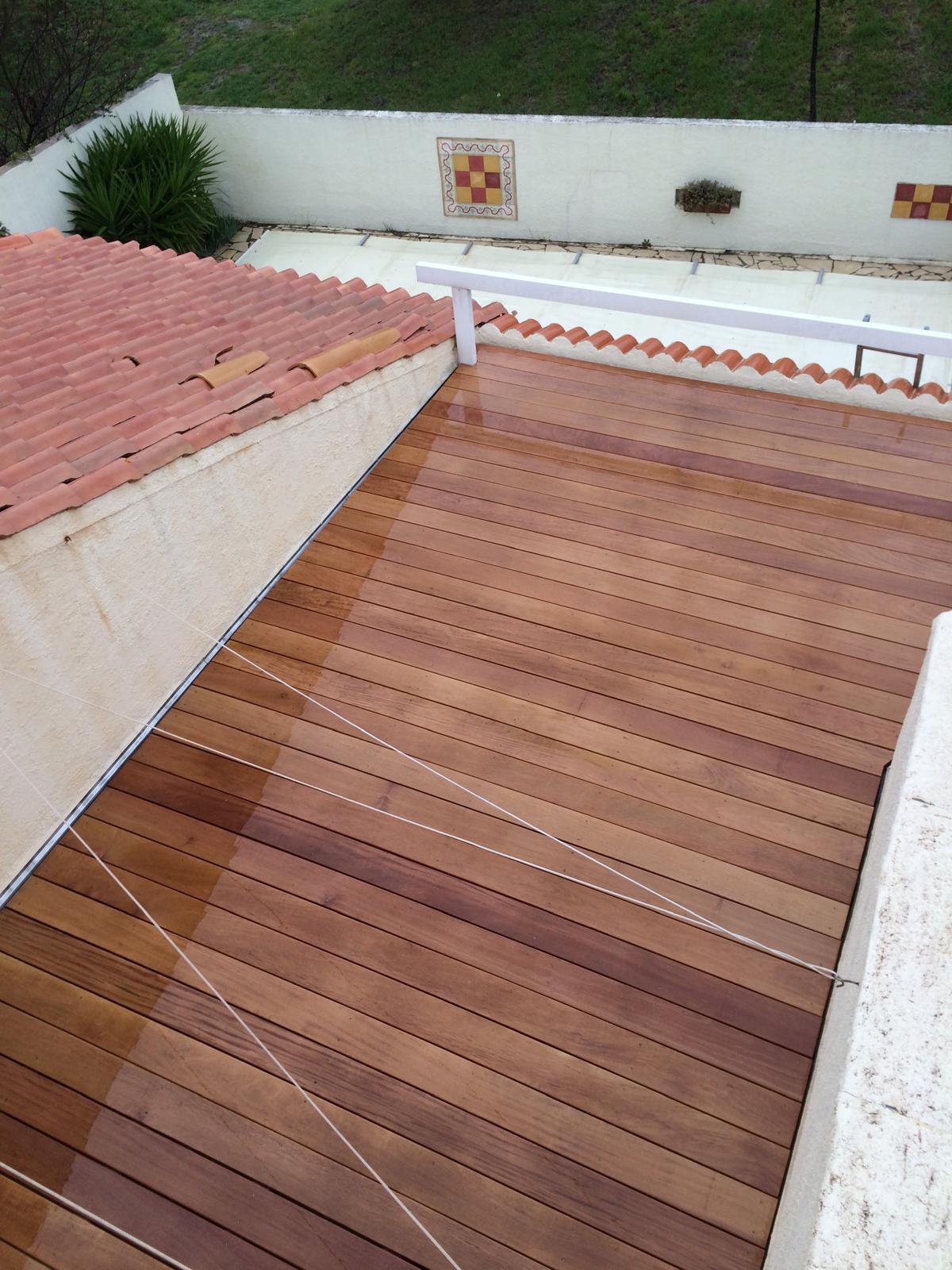 Terrasse après nettoyage