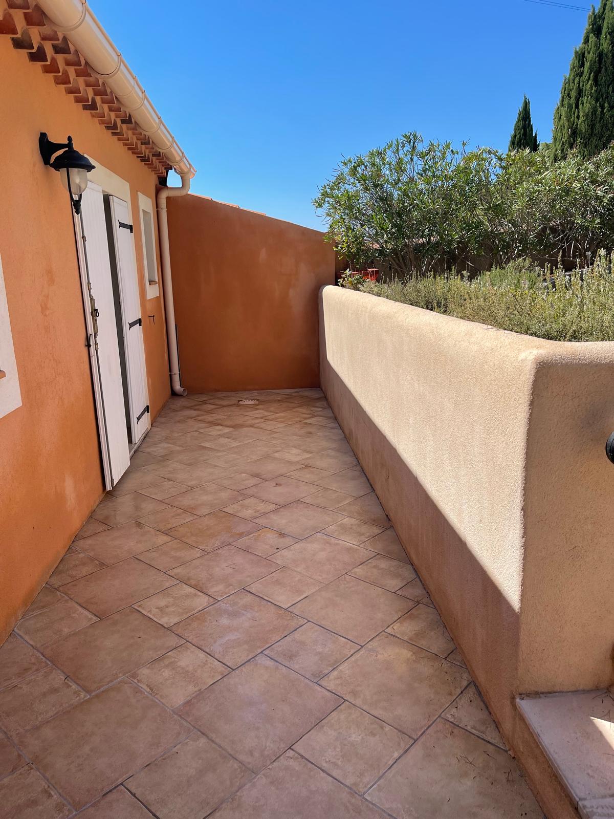 Terrasse après nettoyage