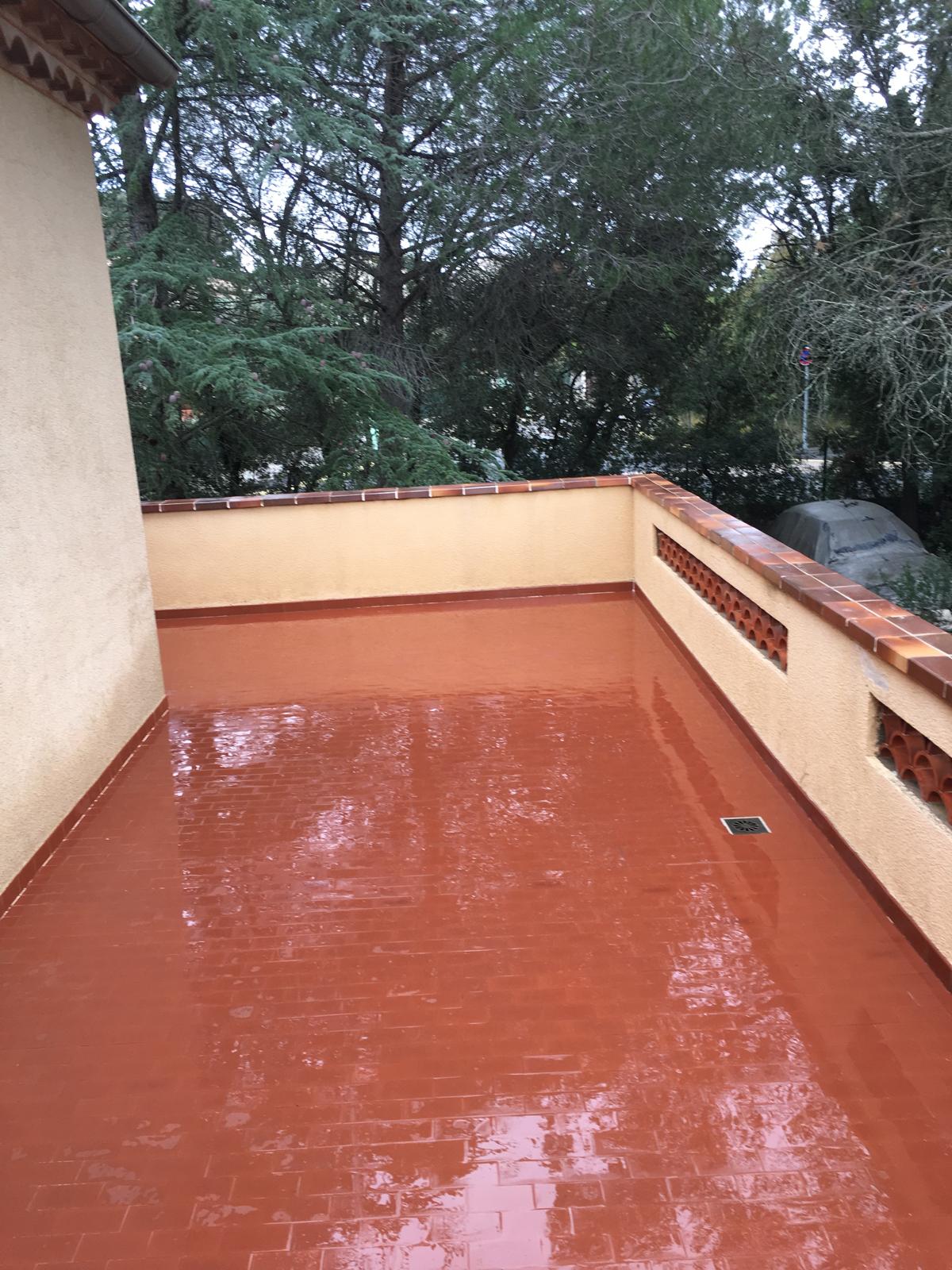 Terrasse après nettoyage