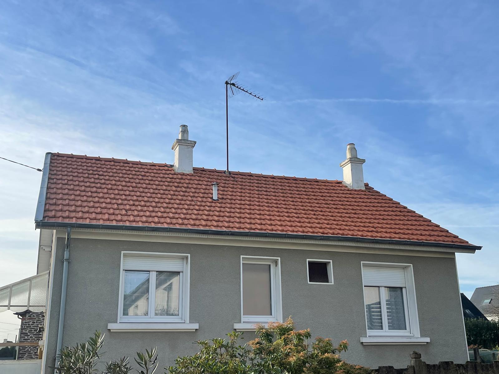 Toiture après nettoyage